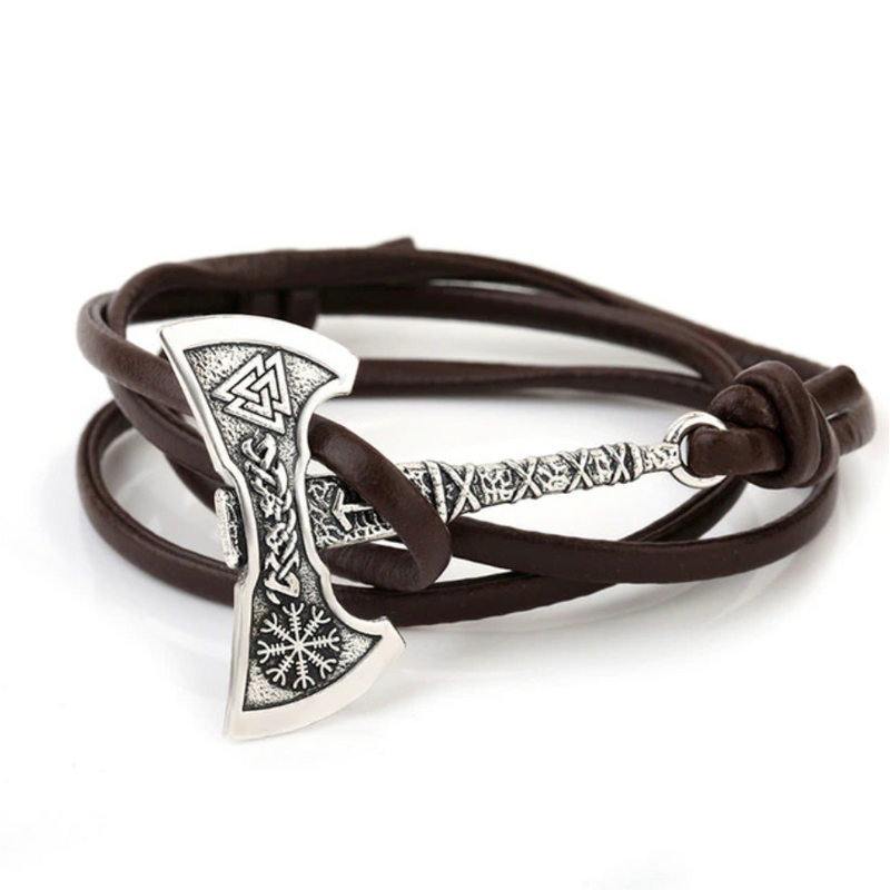 Viking Bracelet - Valknut (Silver)