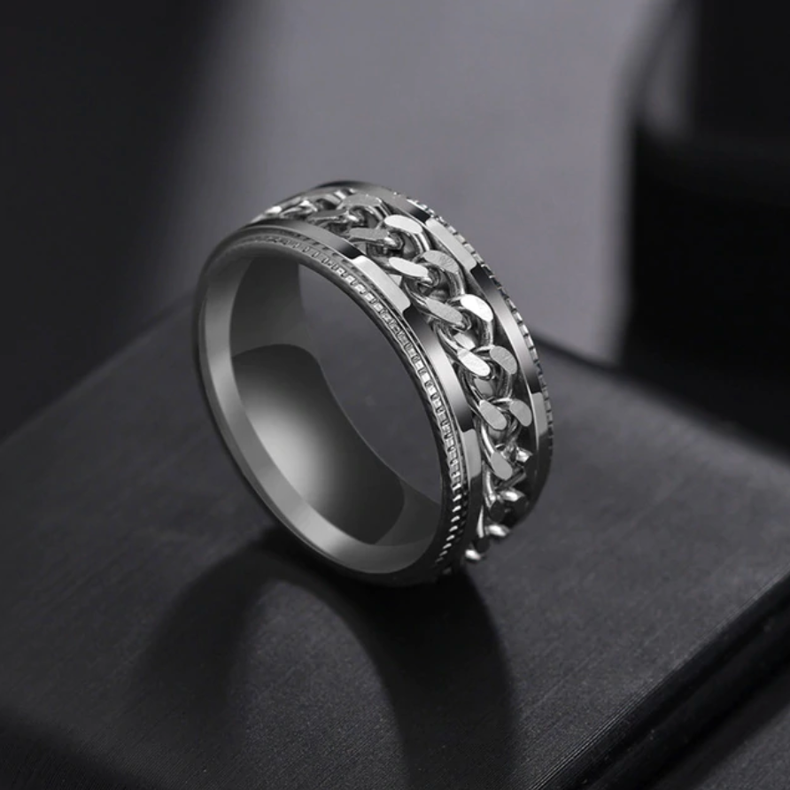 Chain Ring - Silver – Silk & Cotton