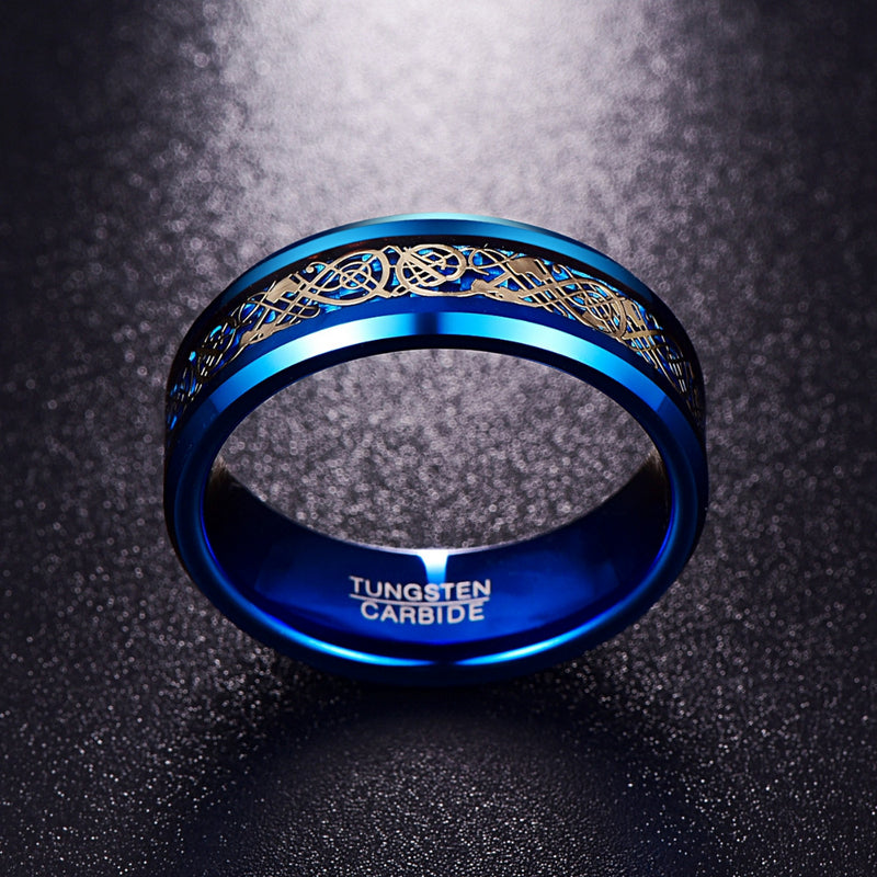Special Edition Dragon Ring - Blue & Gold