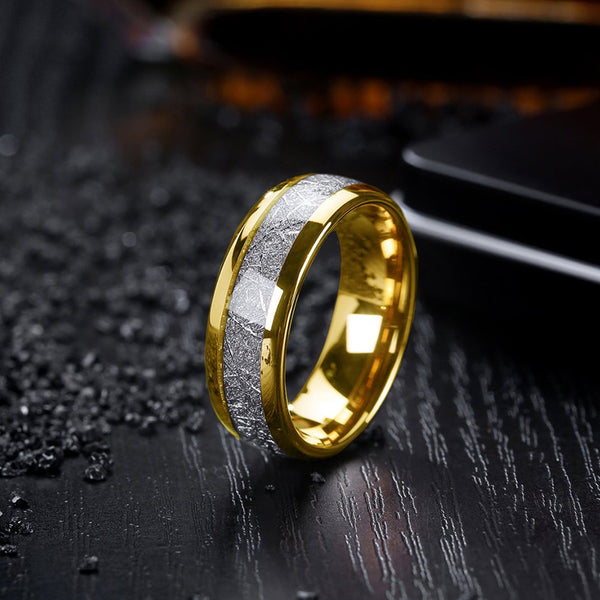 Meteorite Ring - Gold