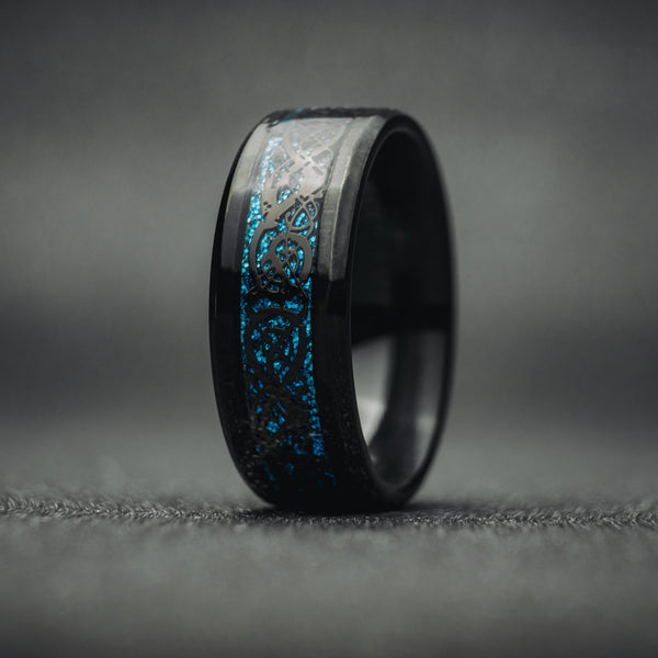 Dragon Ring - Black & Blue