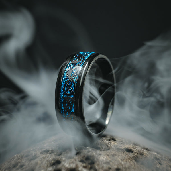 Dragon Ring - Black & Blue