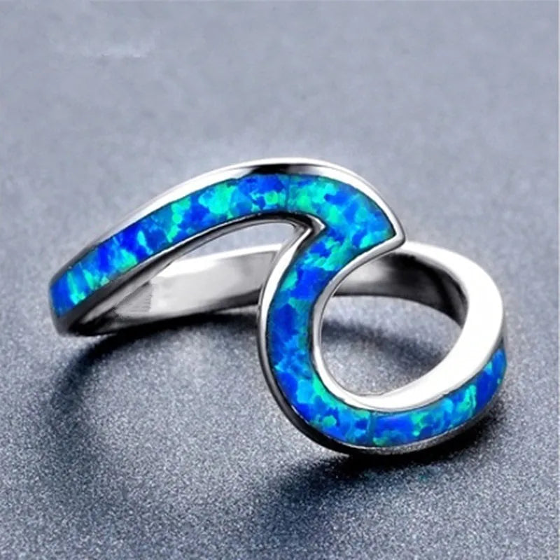 Opal Ring - Wave