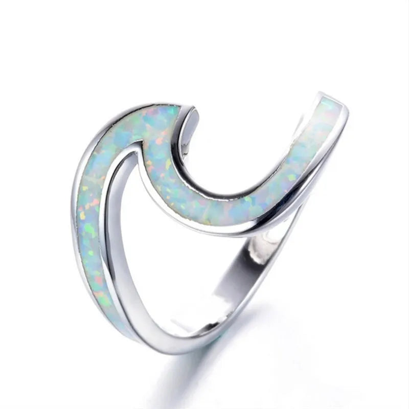 Opal Ring - Wave