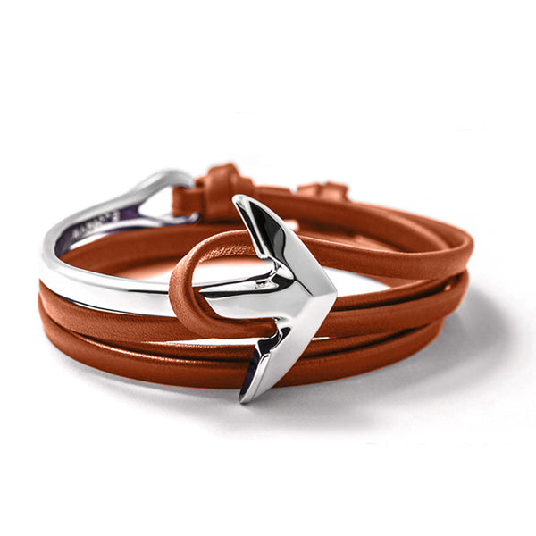 Anchor Bracelet - Camel