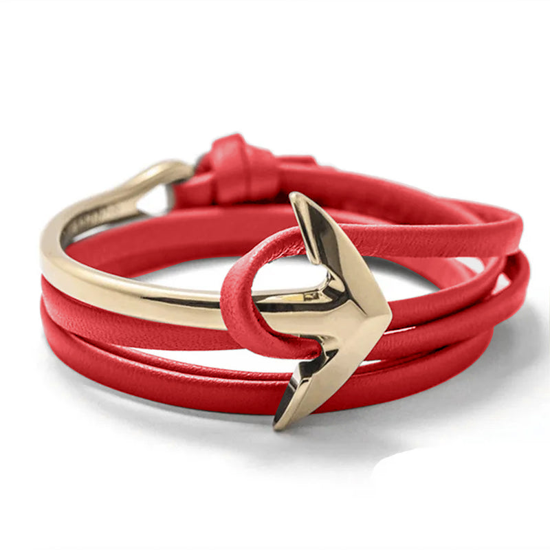 Anchor Bracelet - Red