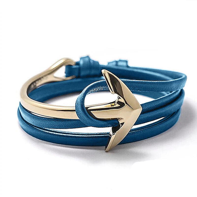 Anchor Bracelet - Ocean Blue