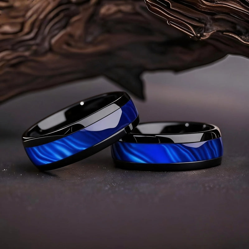 Nebula Ring - Black & Blue