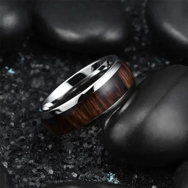 Heritage Oak Ring - Minimalist