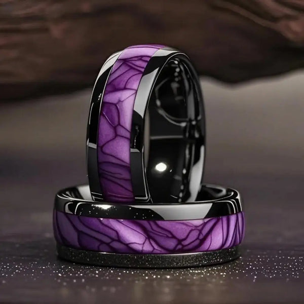 Nubula Ring - Black & Purple