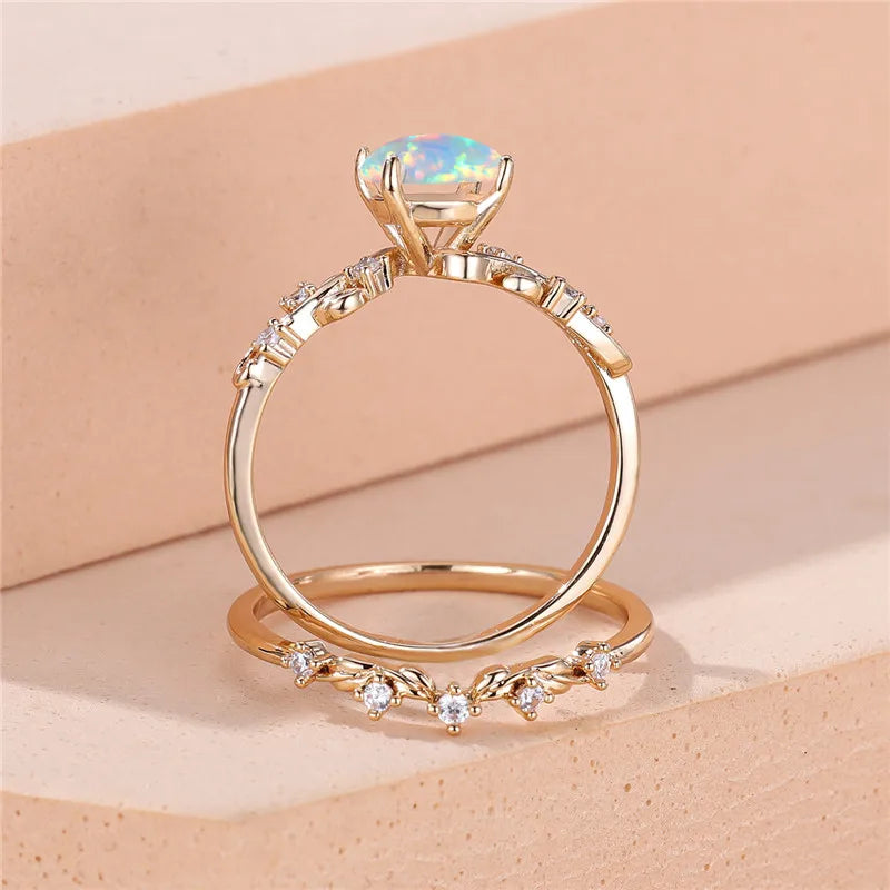 Opal Ring - Heart of the Ocean