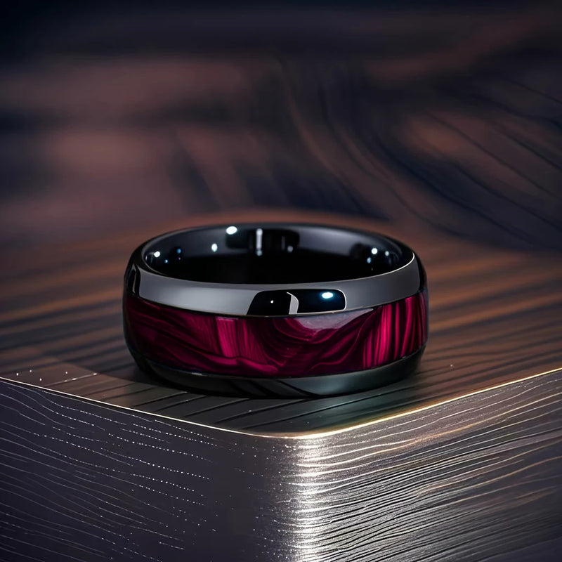 Nebula Ring - Black & Red