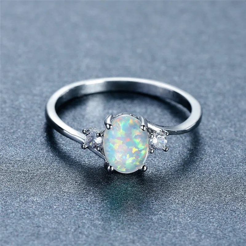 Opal Ring - Seashell