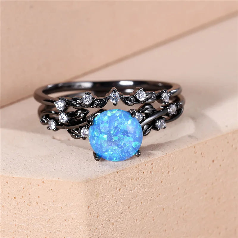 Opal Ring - Heart of the Ocean