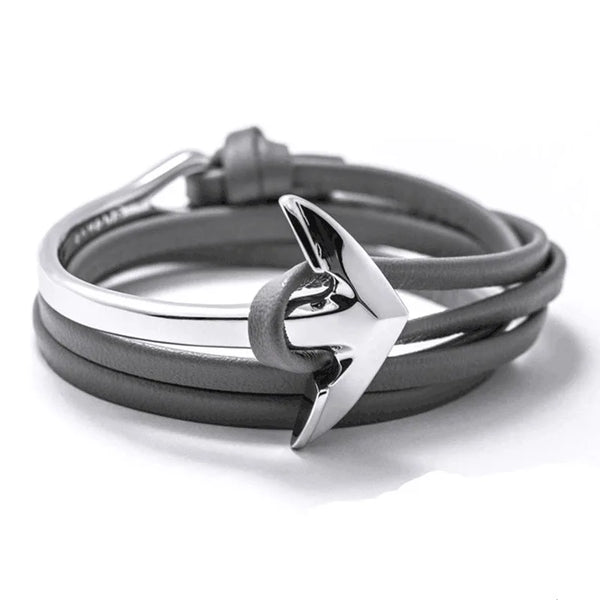 Anchor Bracelet - Grey