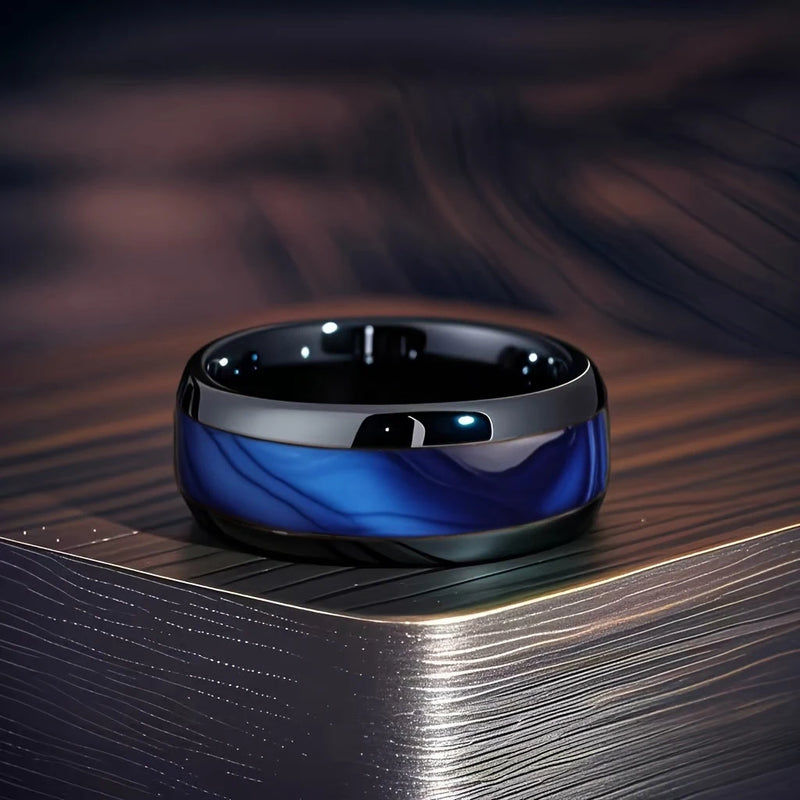 Nebula Ring - Black & Blue
