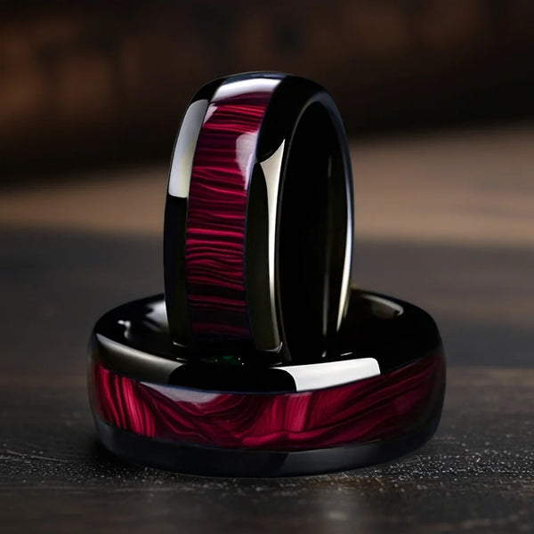 Nebula Ring - Black & Red