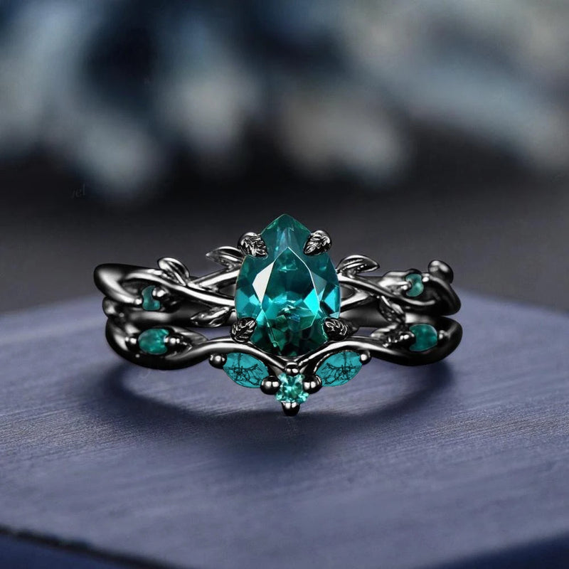 Twilight Ivy Ring - Turquoise Dream