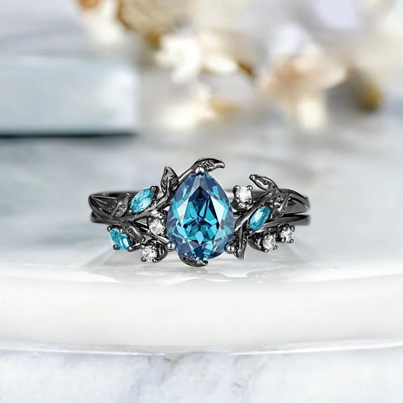 Twilight Ivy Ring - Lagoon