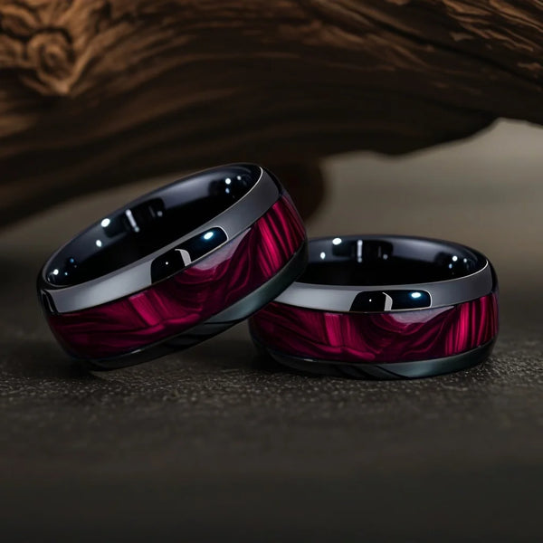 Nebula Ring - Black & Red
