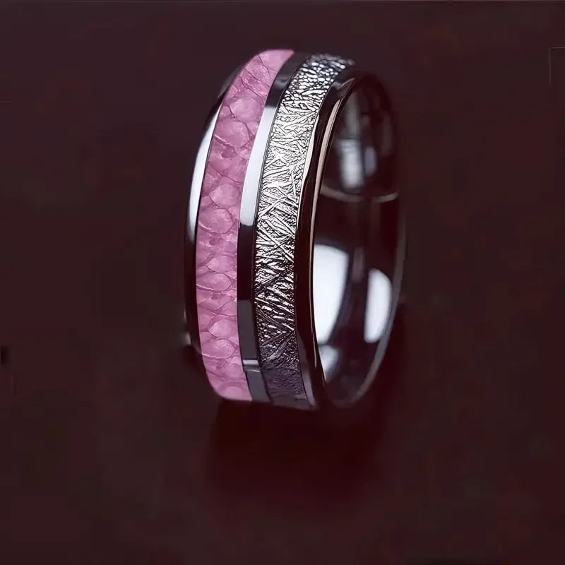Meteorite Ring - Pink