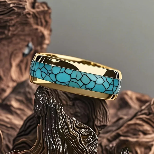 Nebula Ring - Cracked Turquoise