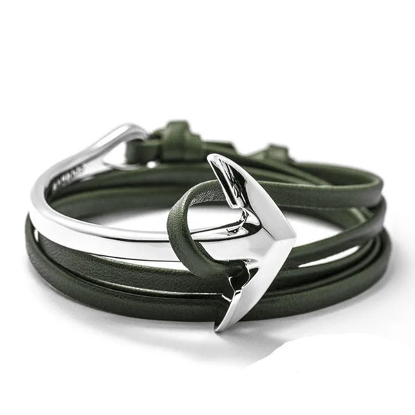 Anchor Bracelet - Green