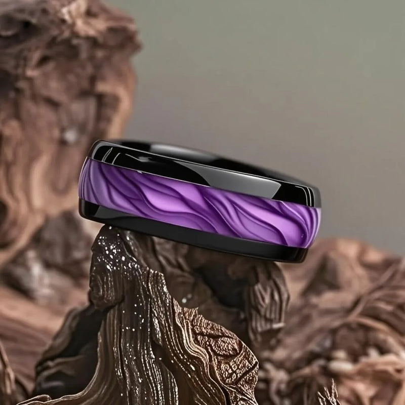 Nubula Ring - Black & Purple