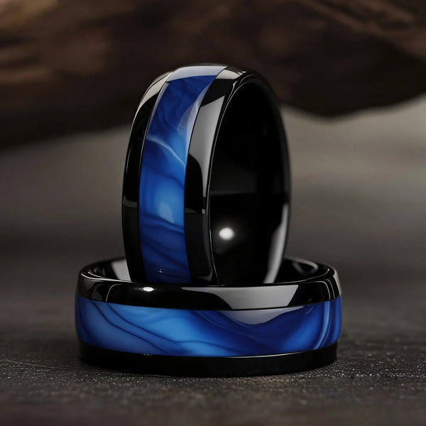 Nebula Ring - Black & Blue