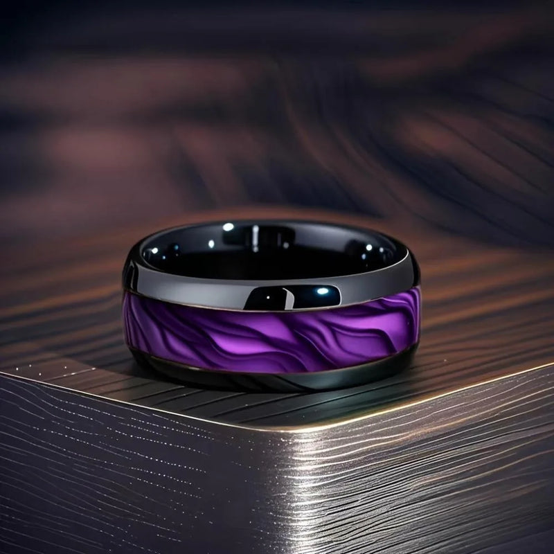 Nubula Ring - Black & Purple