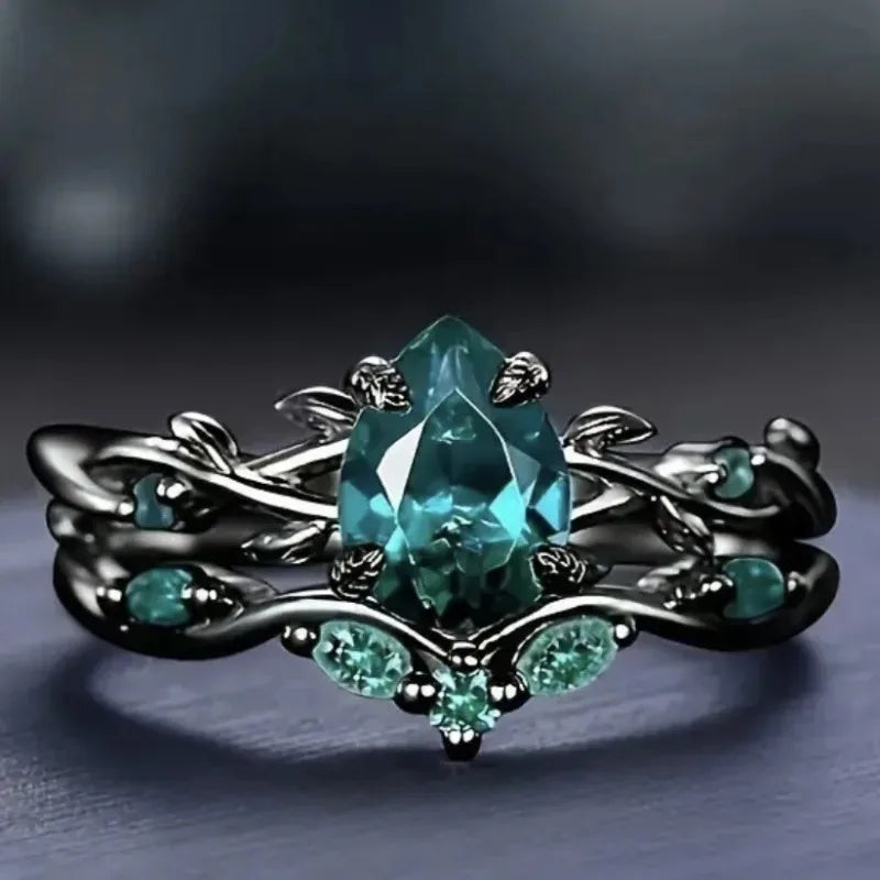 Twilight Ivy Ring - Turquoise Dream