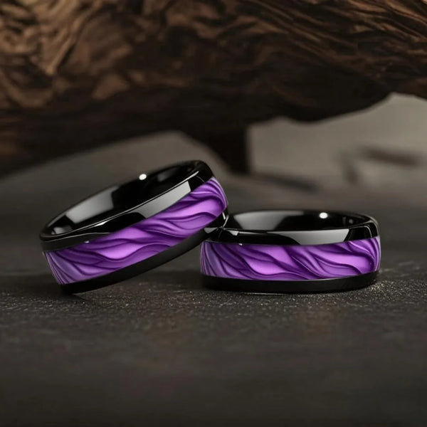 Nubula Ring - Black & Purple