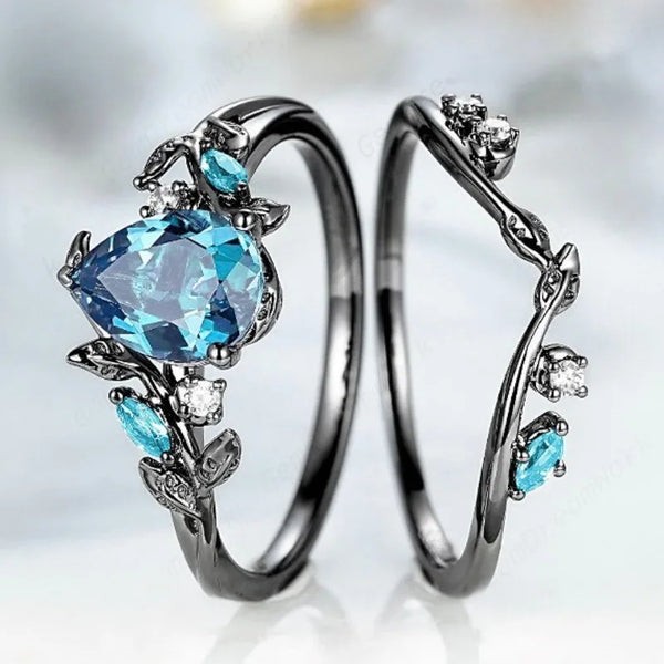 Twilight Ivy Ring - Lagoon