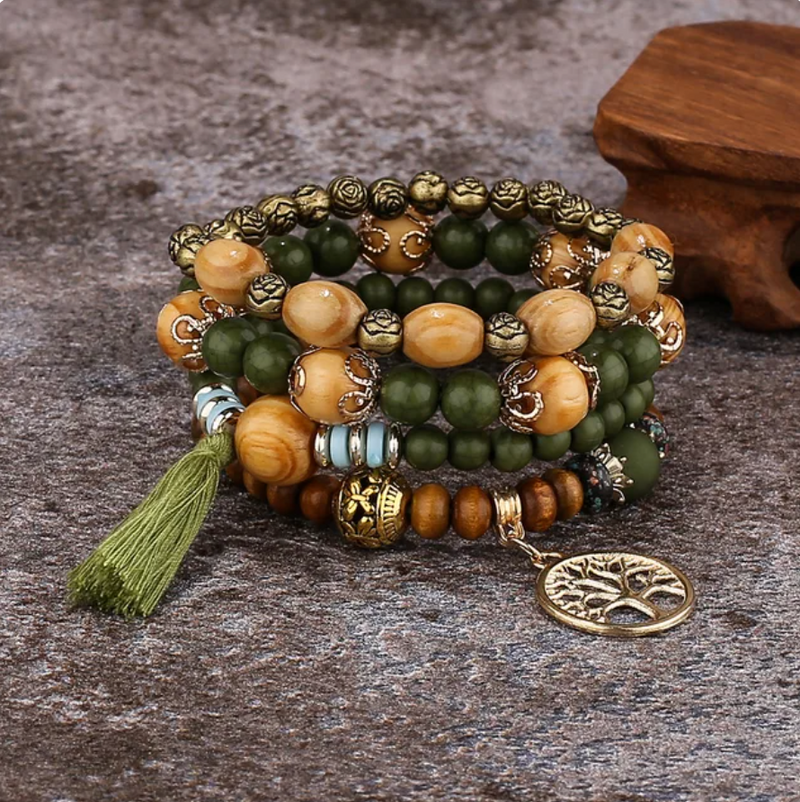 Bohemian Bracelet - Tree of Life (Colour)