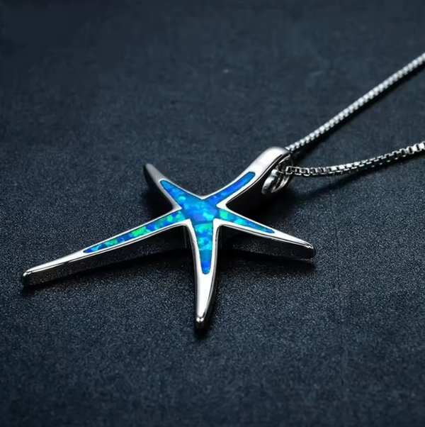 Ocean Opal Necklace - Starfish