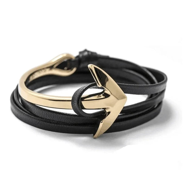 Anchor Bracelet - Black