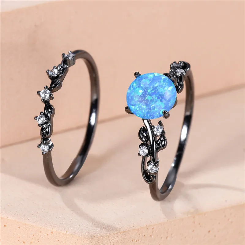 Opal Ring - Heart of the Ocean