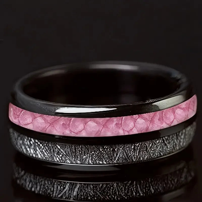 Meteorite Ring - Pink