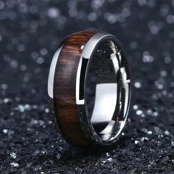 Heritage Oak Ring - Minimalist