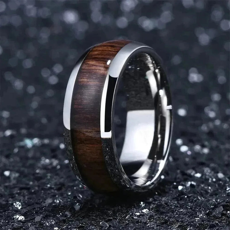 Heritage Oak Ring - Minimalist