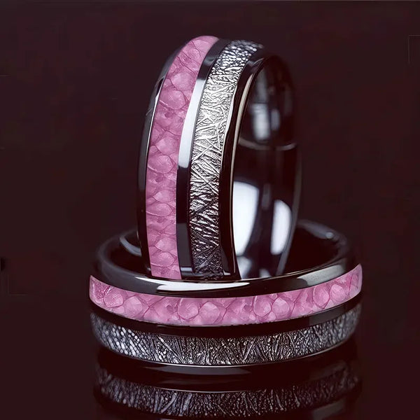 Meteorite Ring - Pink