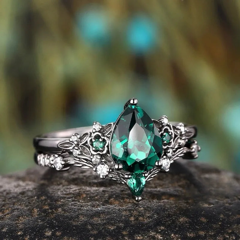 Twilight Ivy Ring - Moss