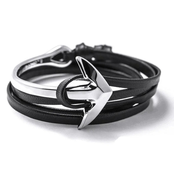 Anchor Bracelet - Black