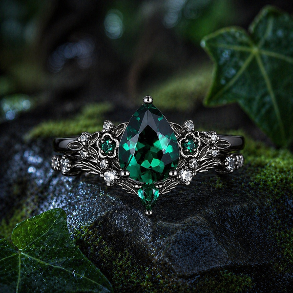 Twilight Ivy Rings – Silk & Cotton