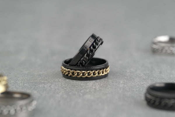 Chain Ring - Roman Black