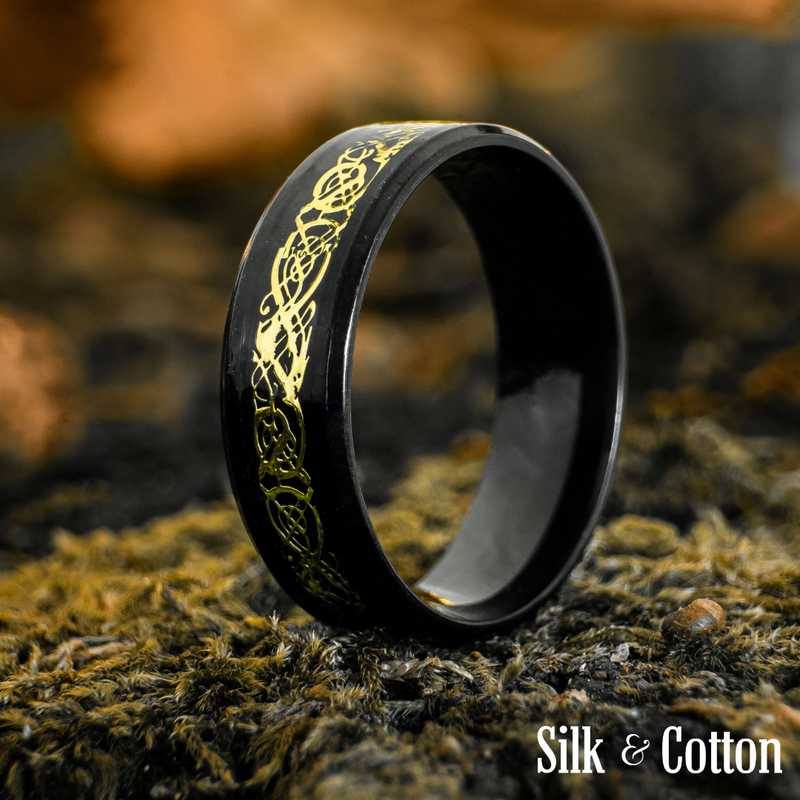 Dark 2025 gold ring