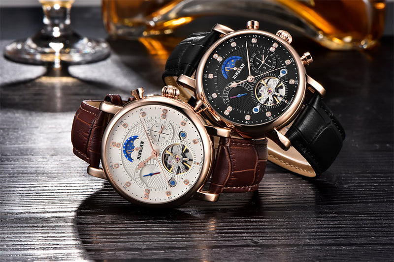 Dual Watch Mechanical Dual Time Watch – Silk & Cotton