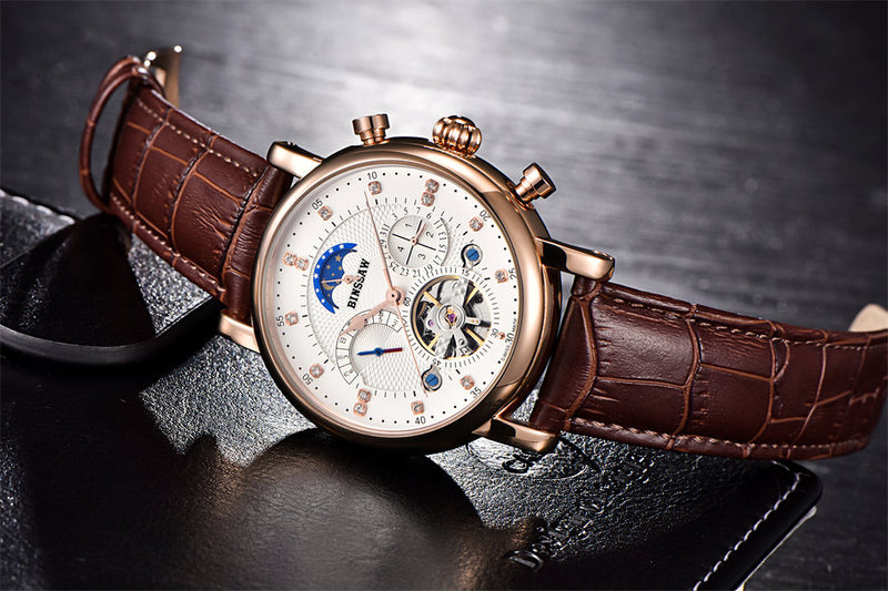Dual Watch Mechanical Dual Time Watch – Silk & Cotton