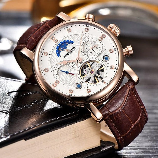 Dual Watch Mechanical Dual Time Watch – Silk & Cotton