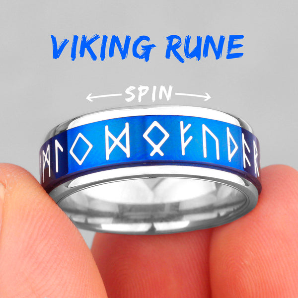 Luminous Rune Spinner Rings